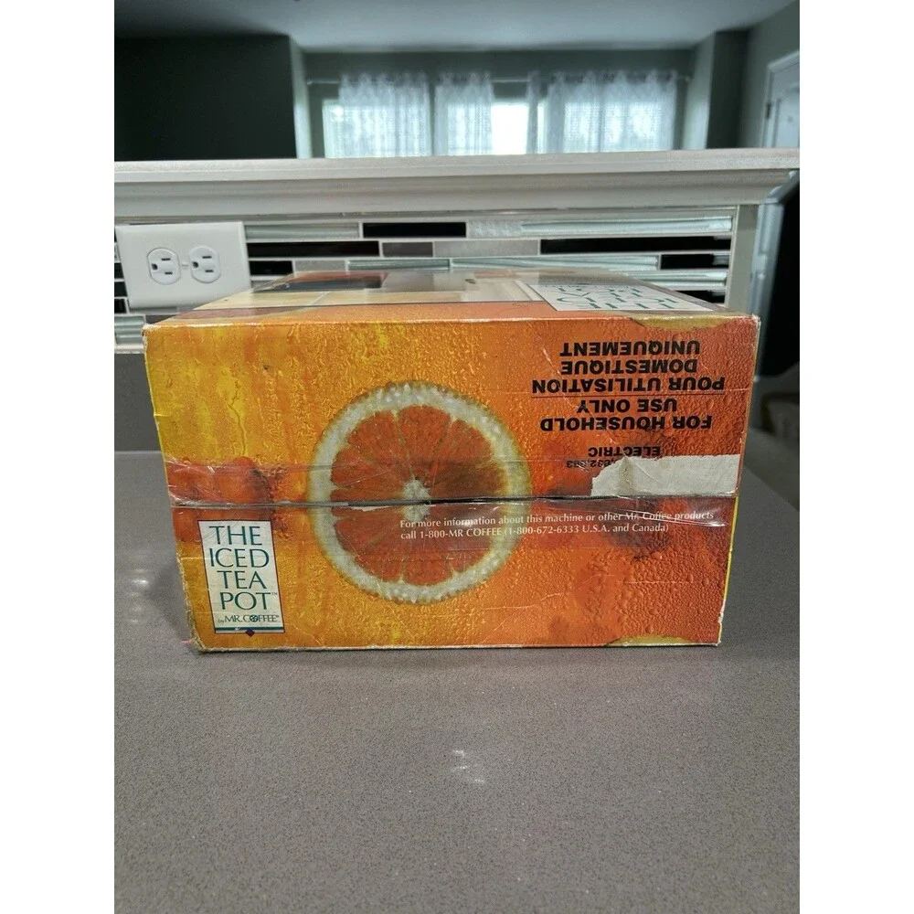Mr Coffee Iced Tea Maker 2-QT TMI Series Vintage 1996 Made In USA New Open Box